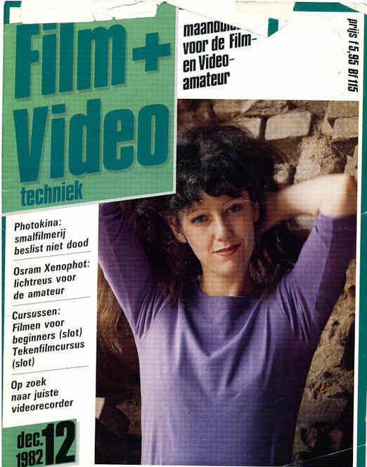 FILM AND VIDEO (NL) magazine side cover December 1982