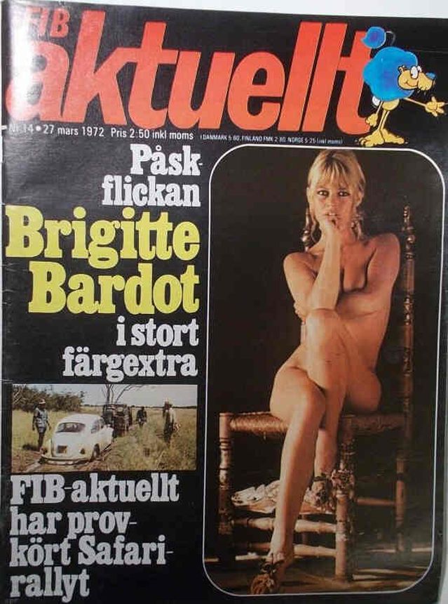 FIB AKTUELLT magazine side cover Issue 14 27 March 1972