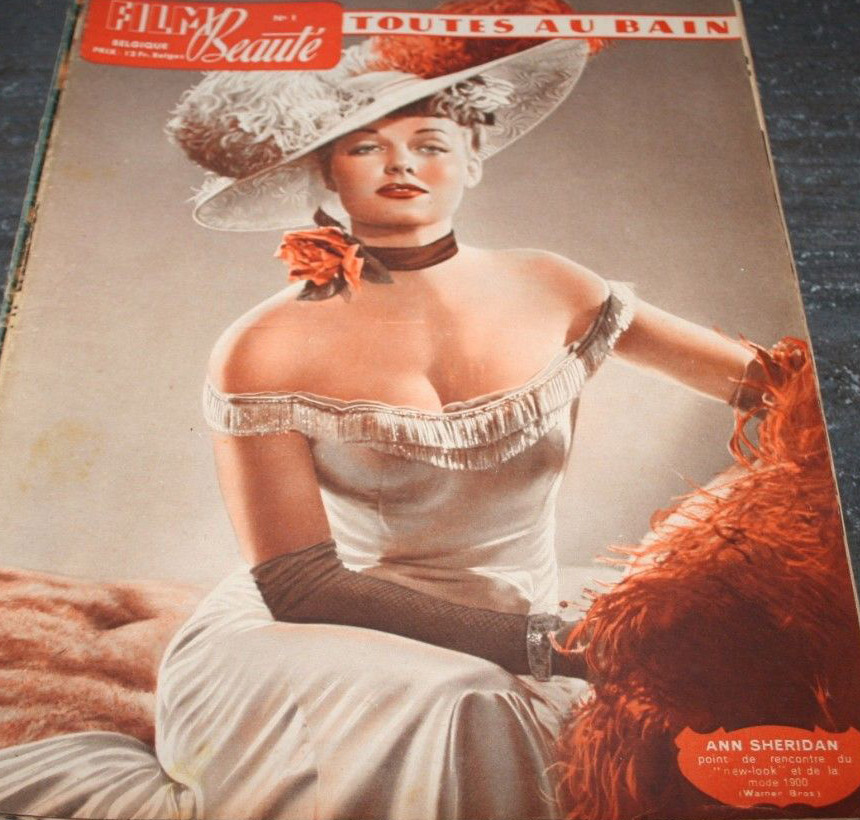 FILM BEAUTE (Italy) magazine side cover Issue 1   1950