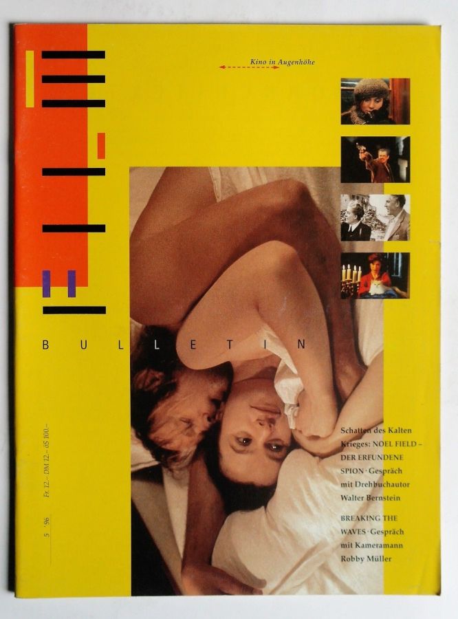 FILMBULLETIN magazine side cover  May 1996