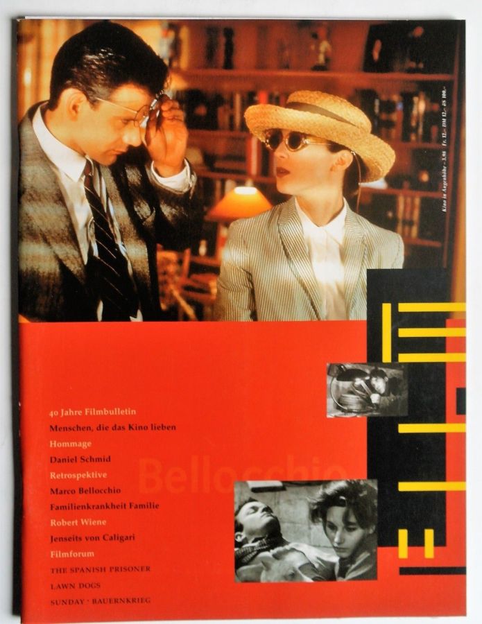 FILMBULLETIN magazine side cover  March 1998