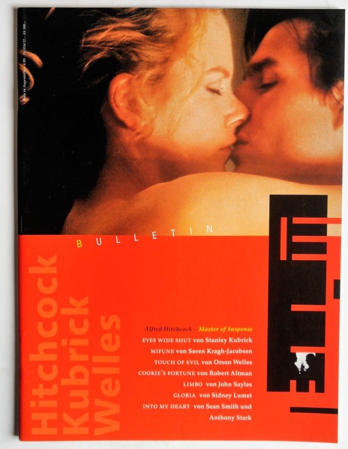 FILMBULLETIN magazine side cover  April 1999