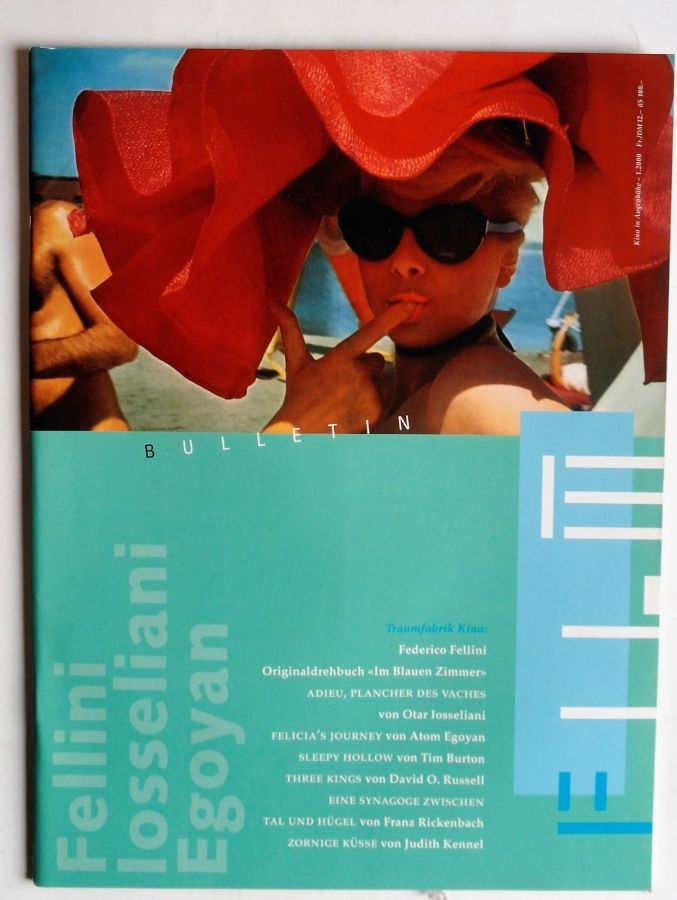 FILMBULLETIN magazine side cover  January 2000