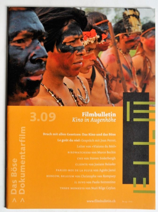 FILMBULLETIN magazine side cover Issue 298  March 2009