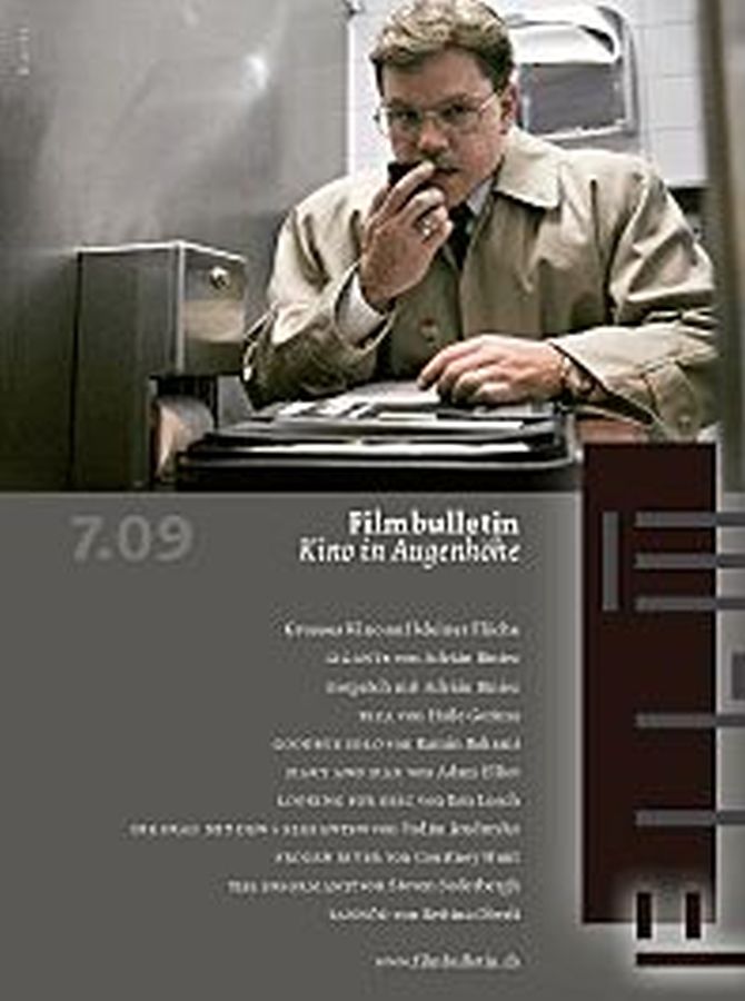 FILMBULLETIN magazine side cover Issue 302  July 2009
