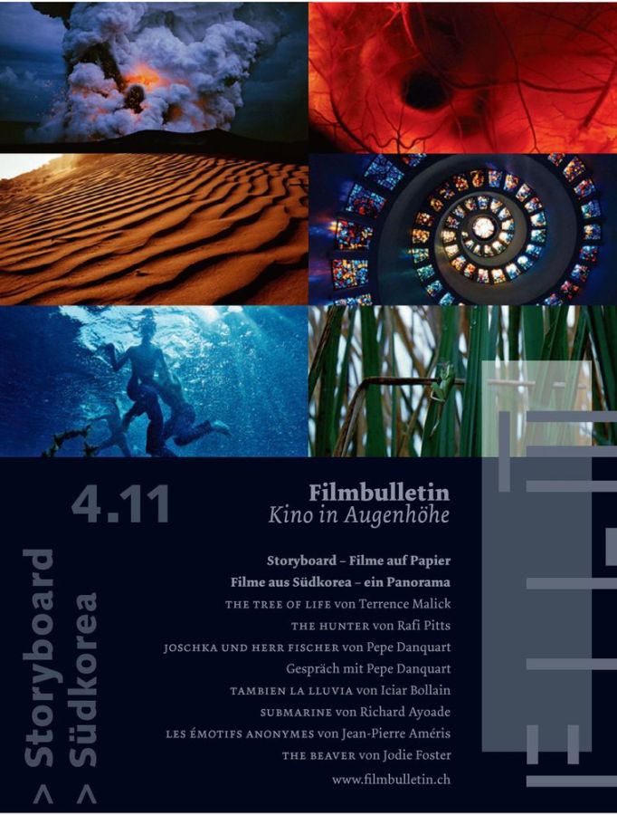 FILMBULLETIN magazine side cover  April 2011