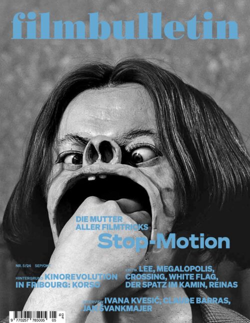 FILMBULLETIN magazine side cover  September/October 2024
