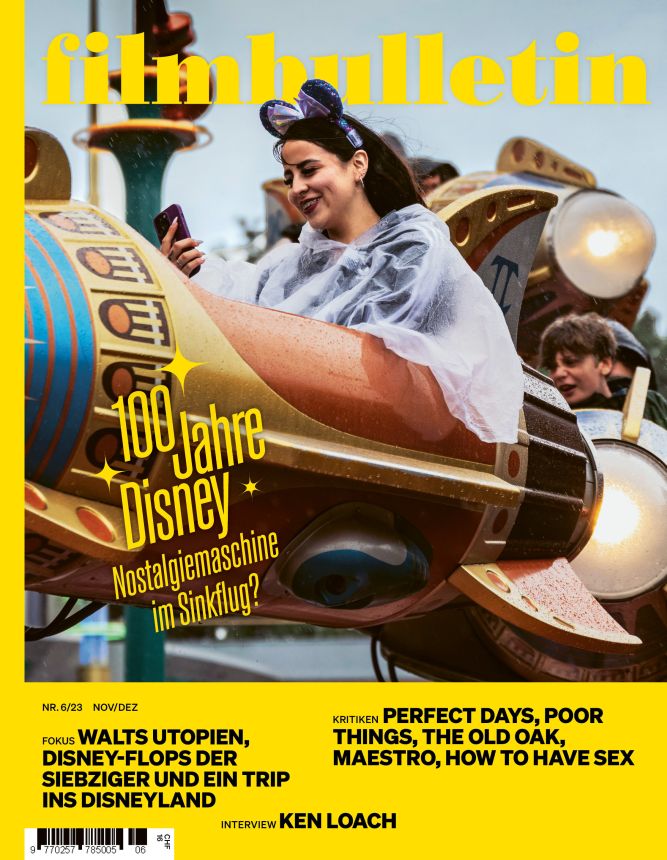FILMBULLETIN magazine side cover Issue 6  November/December 2023