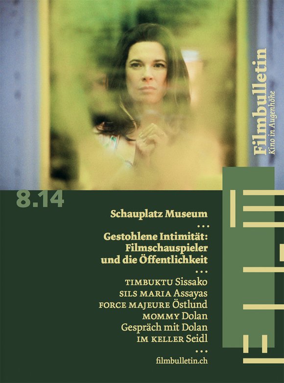 FILMBULLETIN magazine side cover August 2014