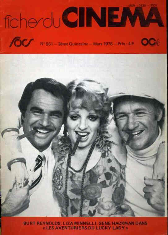 FICHES DU CINEMA | LES magazine side cover Issue 551 March 1976