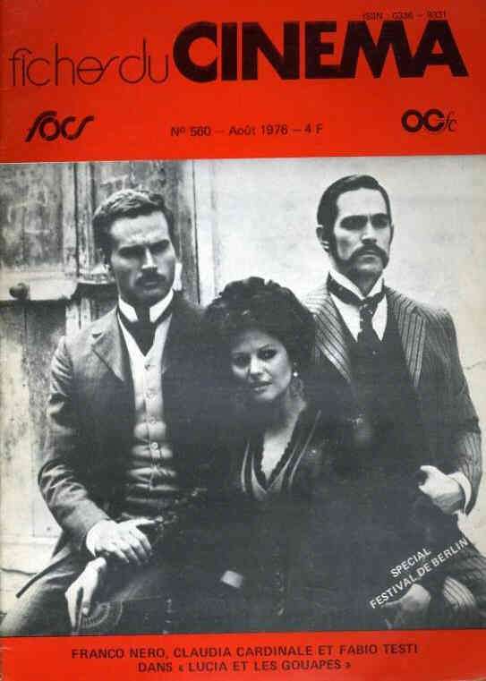 FICHES DU CINEMA | LES magazine side cover Issue 560 August 1976