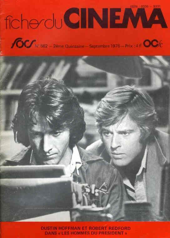 FICHES DU CINEMA | LES magazine side cover Issue 562 September 1976