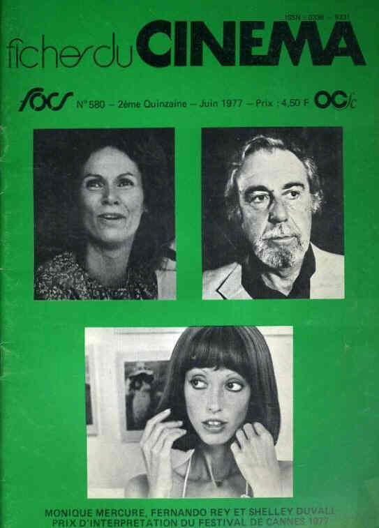 FICHES DU CINEMA | LES magazine side cover Issue 580 June 1977