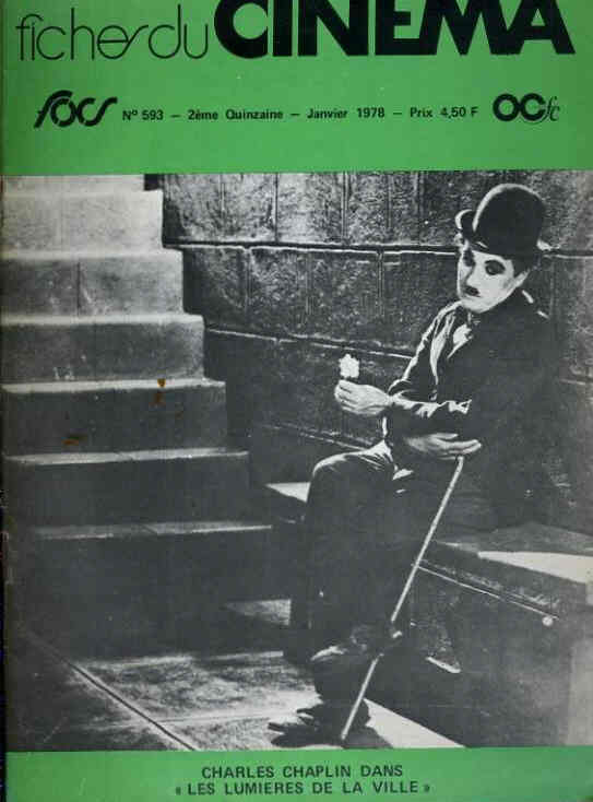 FICHES DU CINEMA | LES magazine side cover Issue 593 January 1978