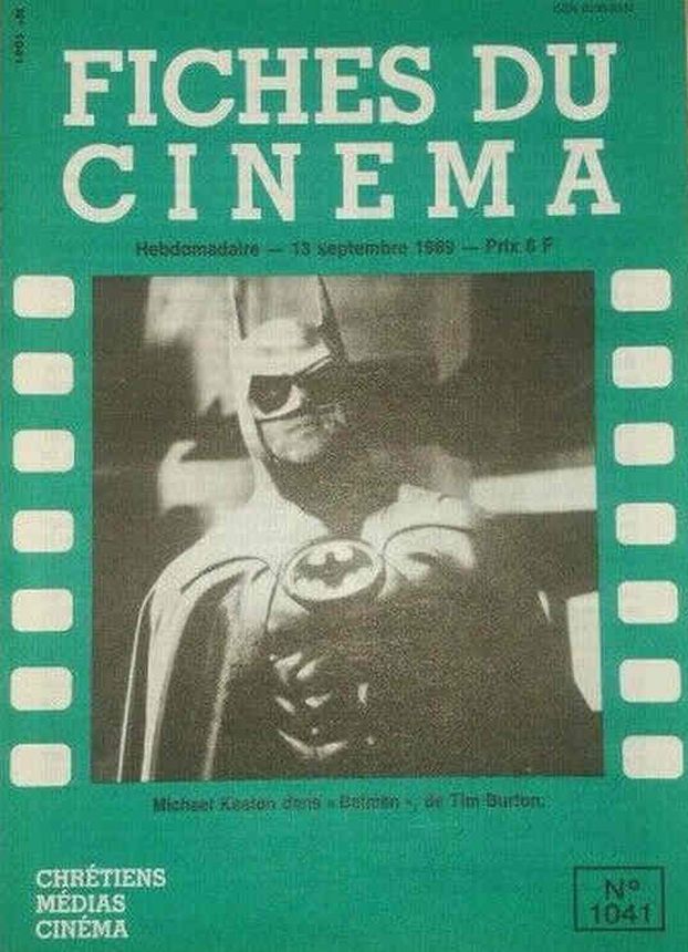FICHES DU CINEMA | LES magazine side cover Issue 1041 13 September 1989