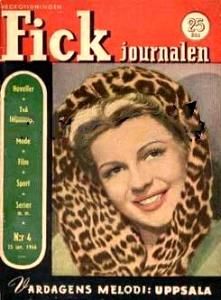 FICK JOURNALEN magazine side cover  January 1946