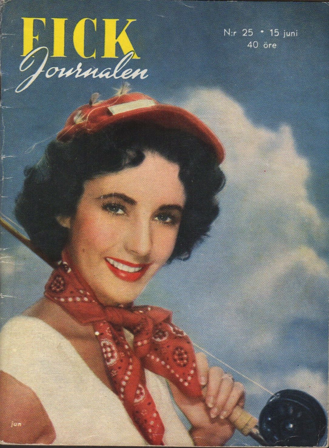 FICK JOURNALEN magazine side cover Issue 25  June 1951