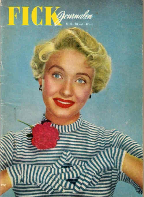 FICK JOURNALEN magazine side cover Issue 37 10 September 1953