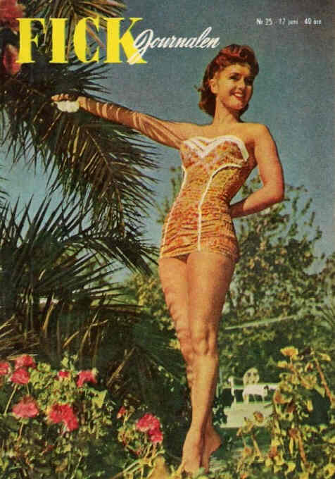 FICK JOURNALEN magazine side cover Issue 25 17 June 1954