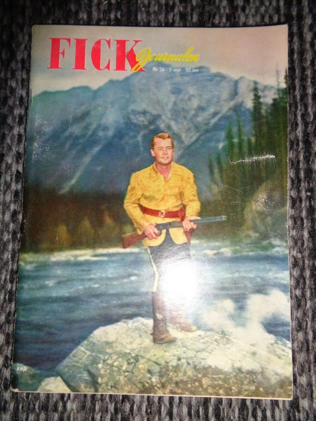 FICK JOURNALEN magazine side cover Issue 36 1 September 1955
