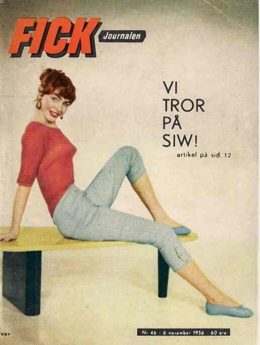FICK JOURNALEN magazine side cover Issue 46 6 November 1956