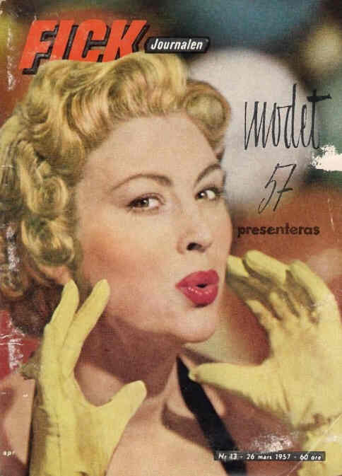 FICK JOURNALEN magazine side cover Issue 13 26 March 1957