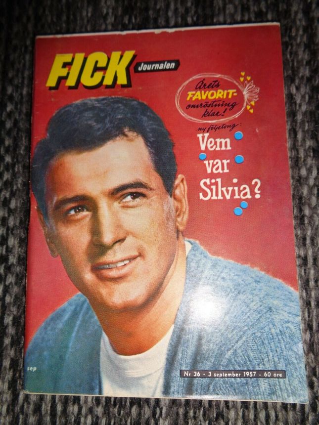 FICK JOURNALEN magazine side cover Issue 36 3 September 1957