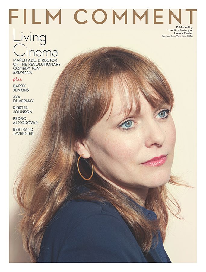FILM COMMENT magazine side cover Issue 296 September/October 2016