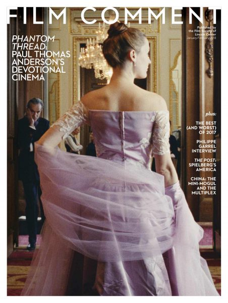 FILM COMMENT magazine side cover  January- February 2018