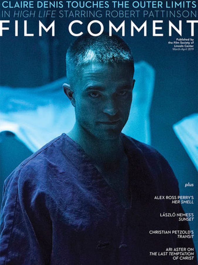 FILM COMMENT magazine side cover  March/April 2019