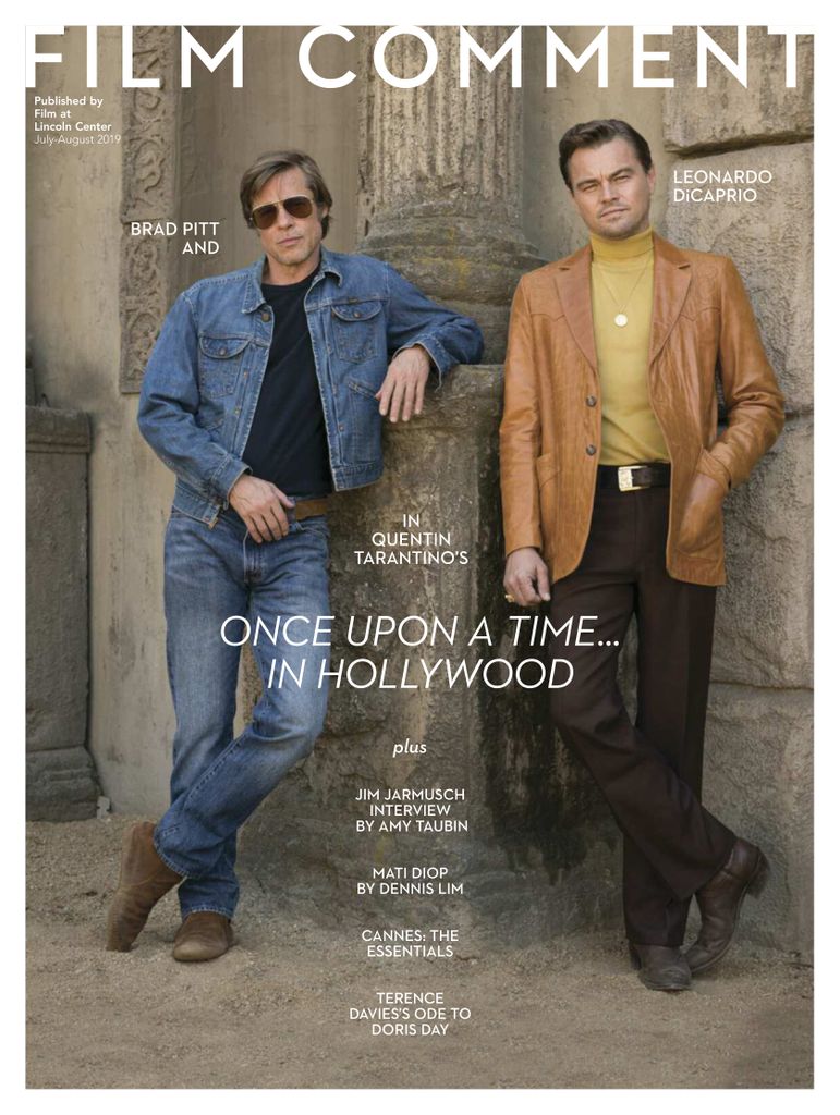 FILM COMMENT magazine side cover  July/August 2019