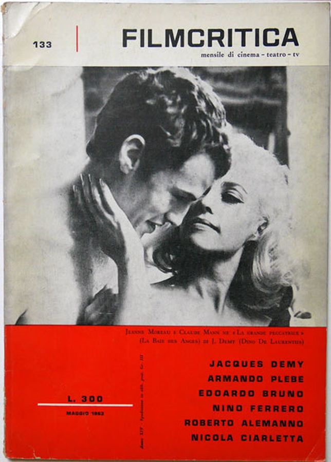 FILMCRITICA magazine side cover Issue 133  May 1963