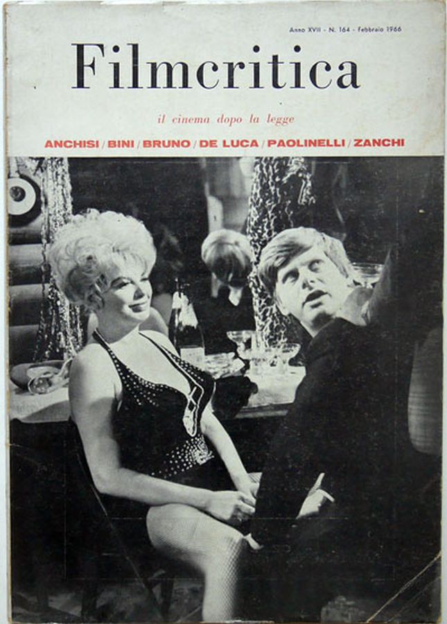 FILMCRITICA magazine side cover Issue 164  February 1966