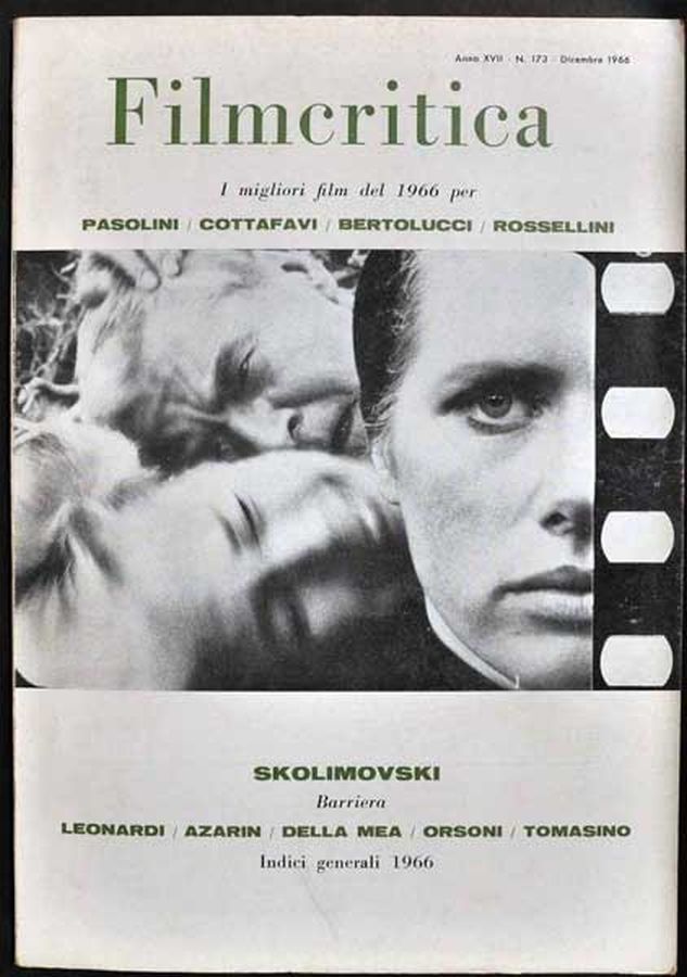 FILMCRITICA magazine side cover Issue 173  December 1966