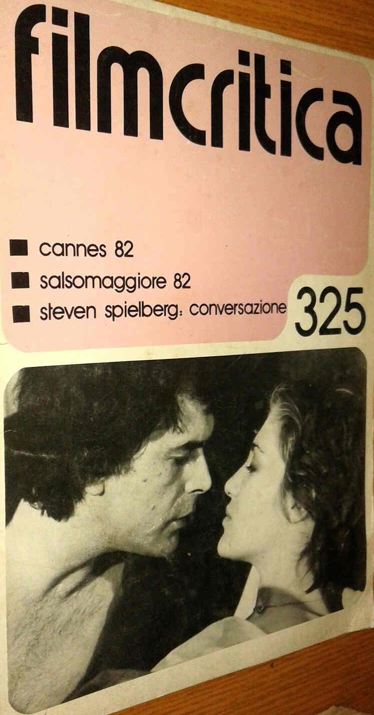 FILMCRITICA magazine side cover Issue 325  1982