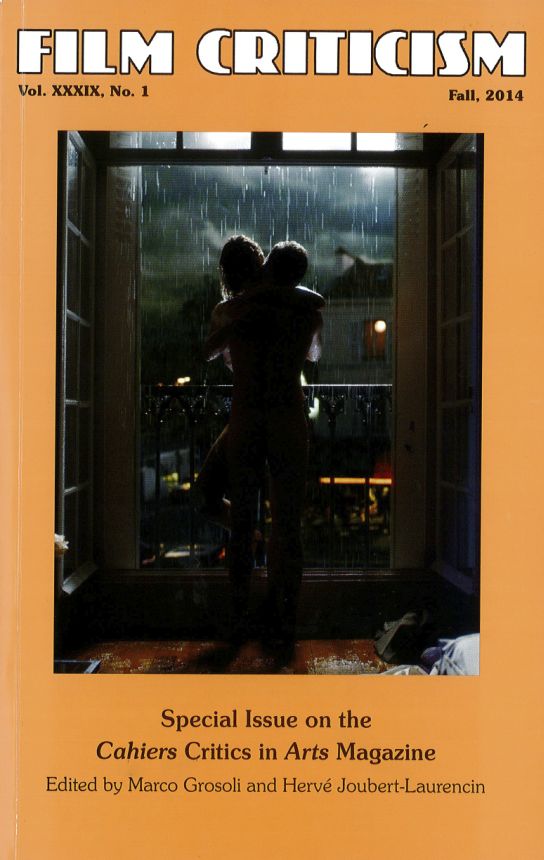 FILM CRITICISM magazine side cover Fall 2014