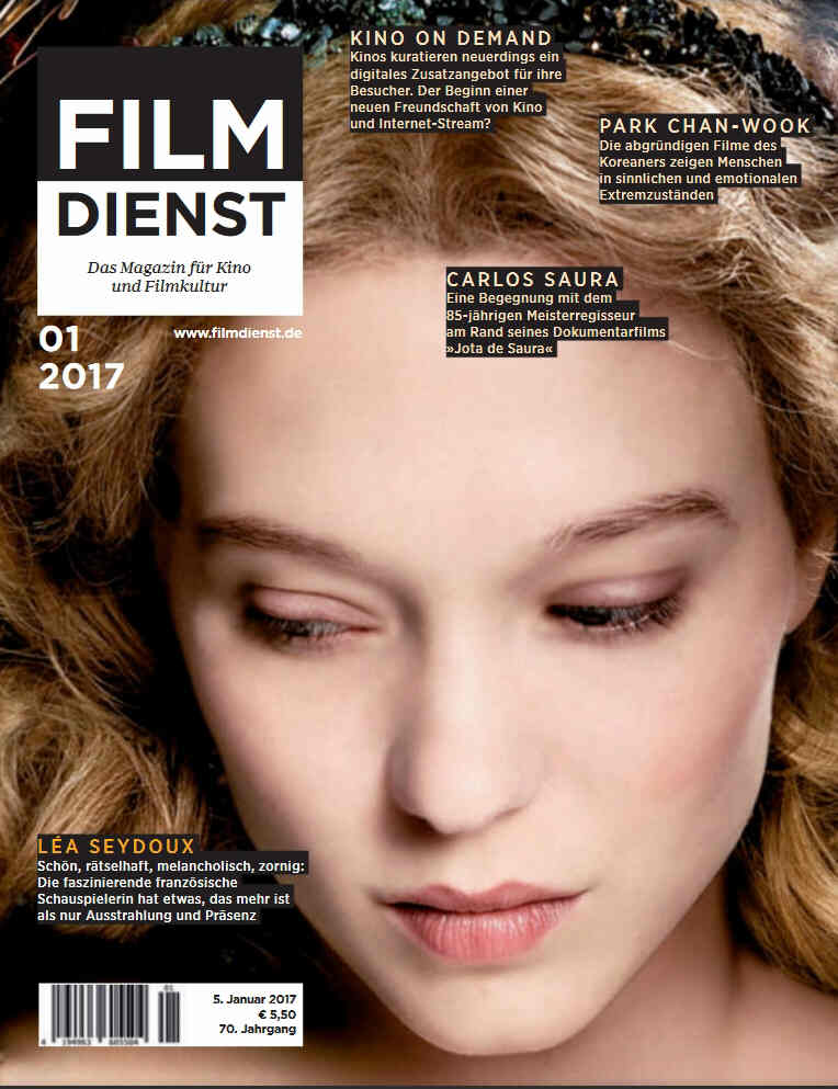 FILM DIENST magazine side cover 5 January 2017