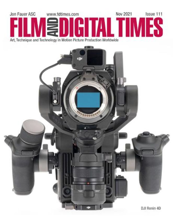 FILM AND DIGITAL TIMES magazine side cover Issue 111  November 2021