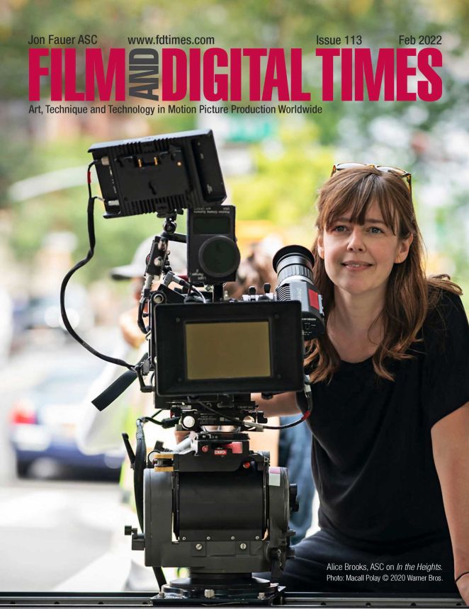 FILM AND DIGITAL TIMES magazine side cover Issue 113  February 2022