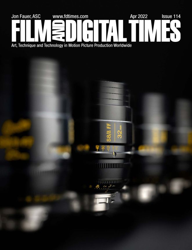 FILM AND DIGITAL TIMES magazine side cover Issue 114  April 2022