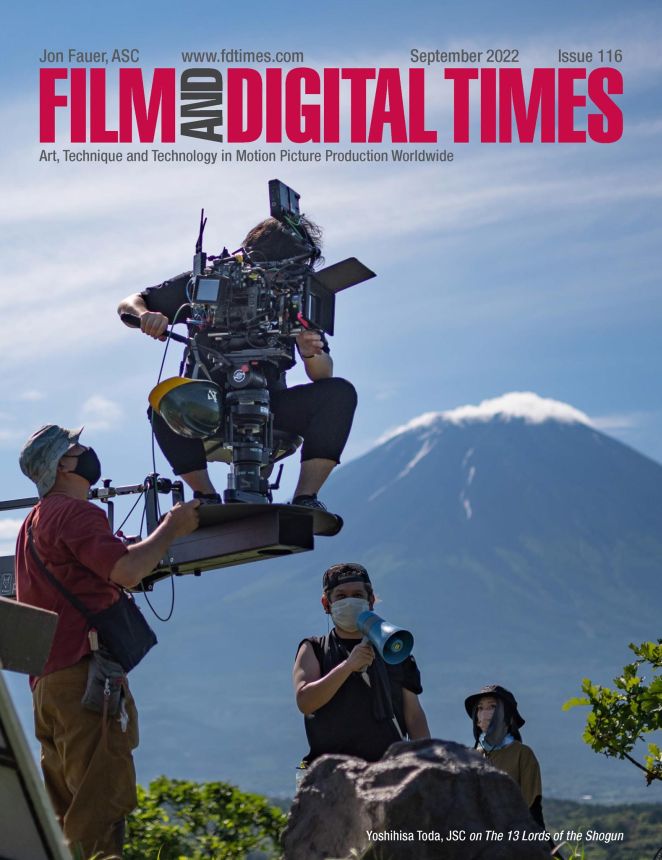 FILM AND DIGITAL TIMES magazine side cover Issue 116  September 2022