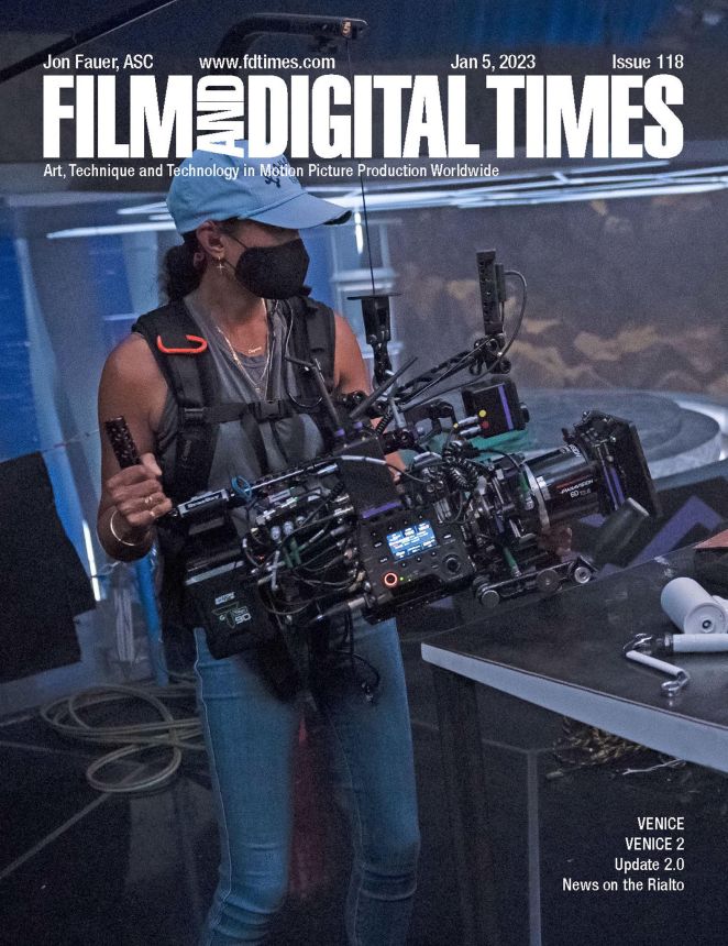 FILM AND DIGITAL TIMES magazine side cover Issue 118  January 2023