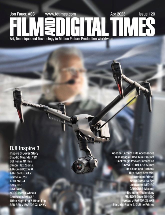 FILM AND DIGITAL TIMES magazine side cover Issue 120  April 2023