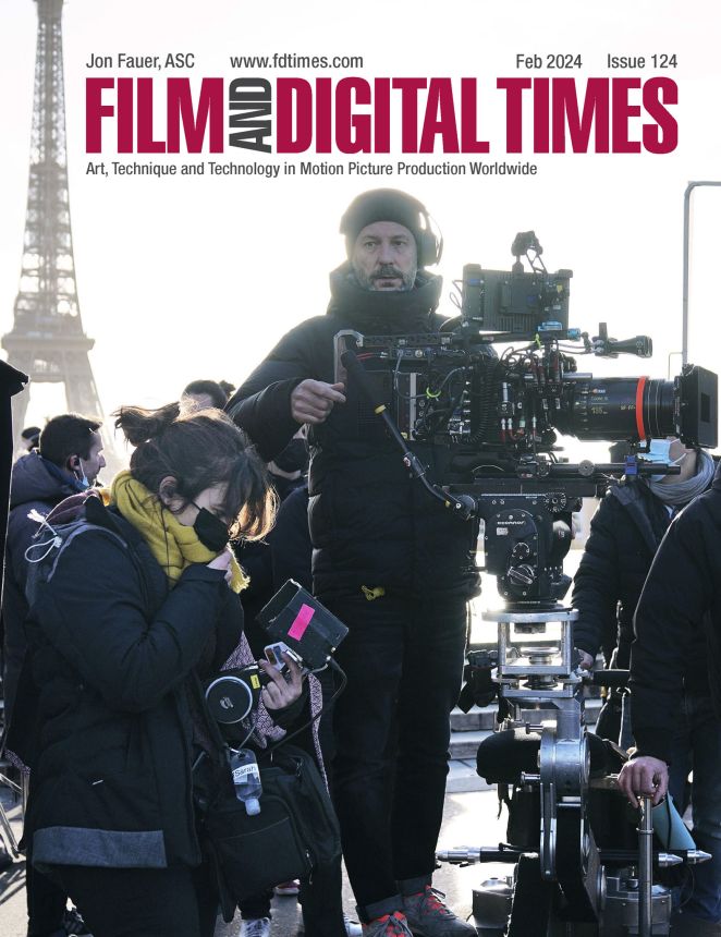 FILM AND DIGITAL TIMES magazine side cover Issue 124  February 2024