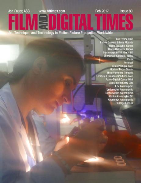 FILM AND DIGITAL TIMES magazine side cover Issue 80 February 2017