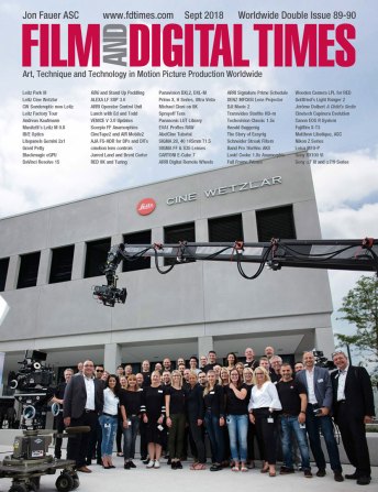 FILM AND DIGITAL TIMES magazine side cover Issue 89-90  September 2018
