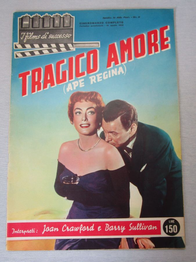 I FILMS DI SUCCESSO magazine side cover Issue 5 16 August 1956