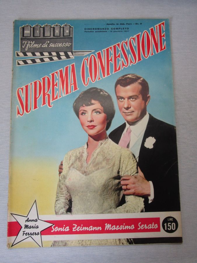 I FILMS DI SUCCESSO magazine side cover Issue 9 16 January 1957