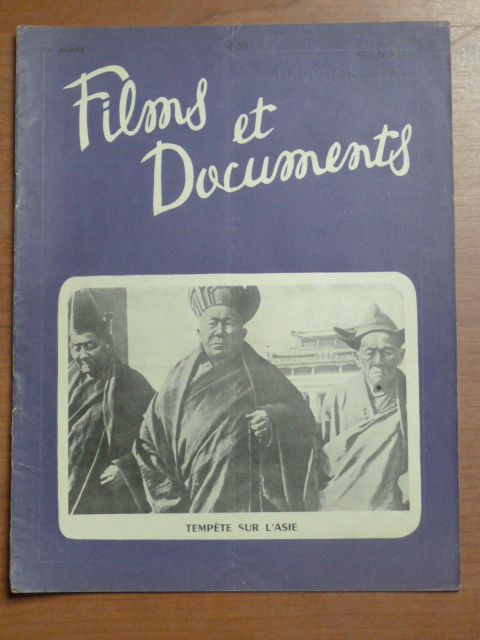 FILMS ET DOCUMENTS magazine side cover Issue 50  1951