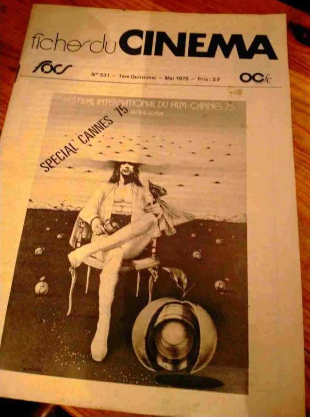 FICHES DU CINEMA | LES magazine side cover Issue 531  May 1975